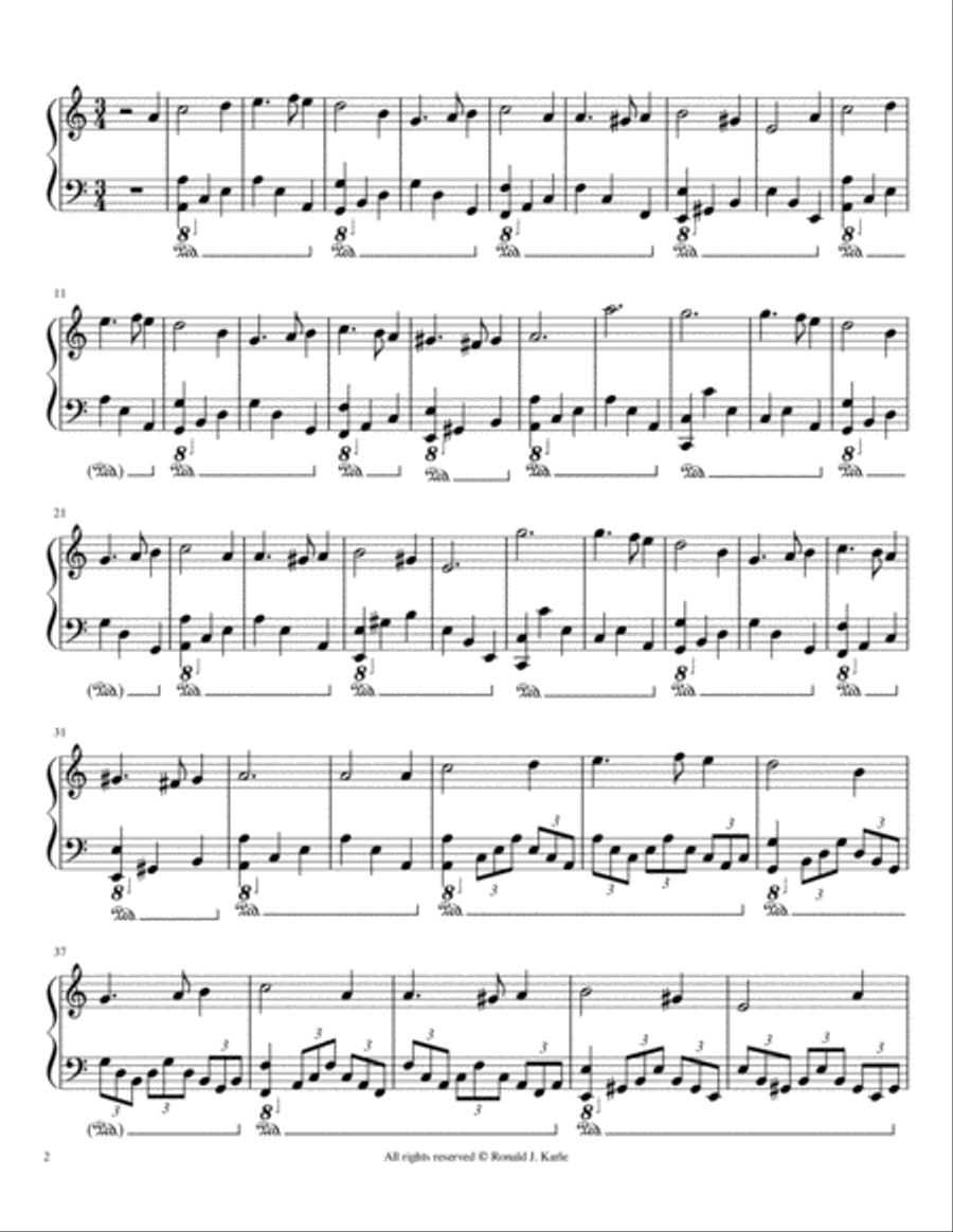 What Child is This Piano Solo scores gallery preview page 2