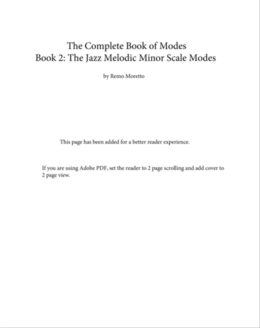 The Complete Book of Modes for Guitar Book 2 The Jazz Melodic Minor Scale Modes Electric Guitar scores gallery preview page 5