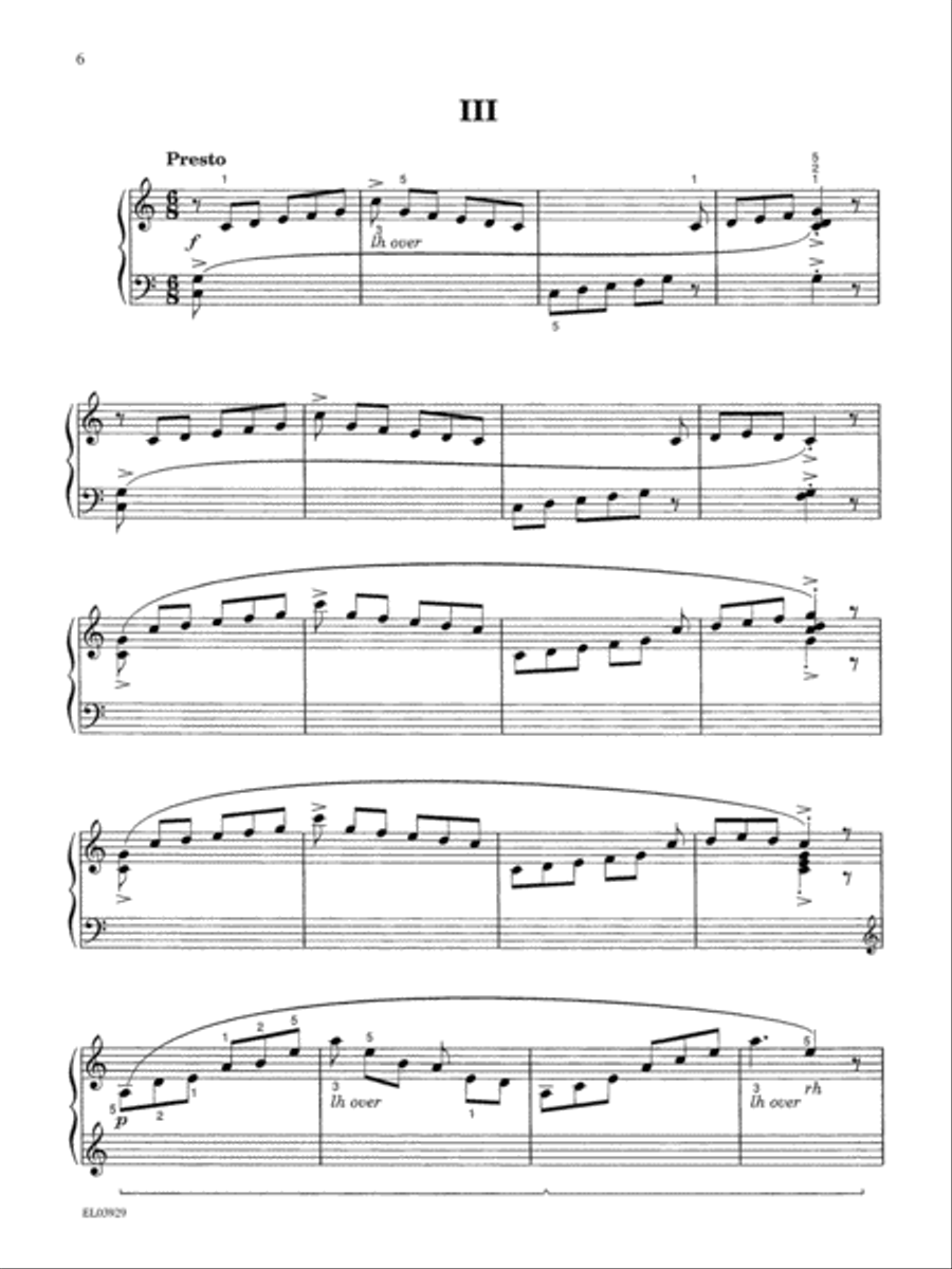 Vandall Sonatinas Piano Solo scores gallery preview page 4