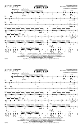 Strutter: Auxiliary Percussion