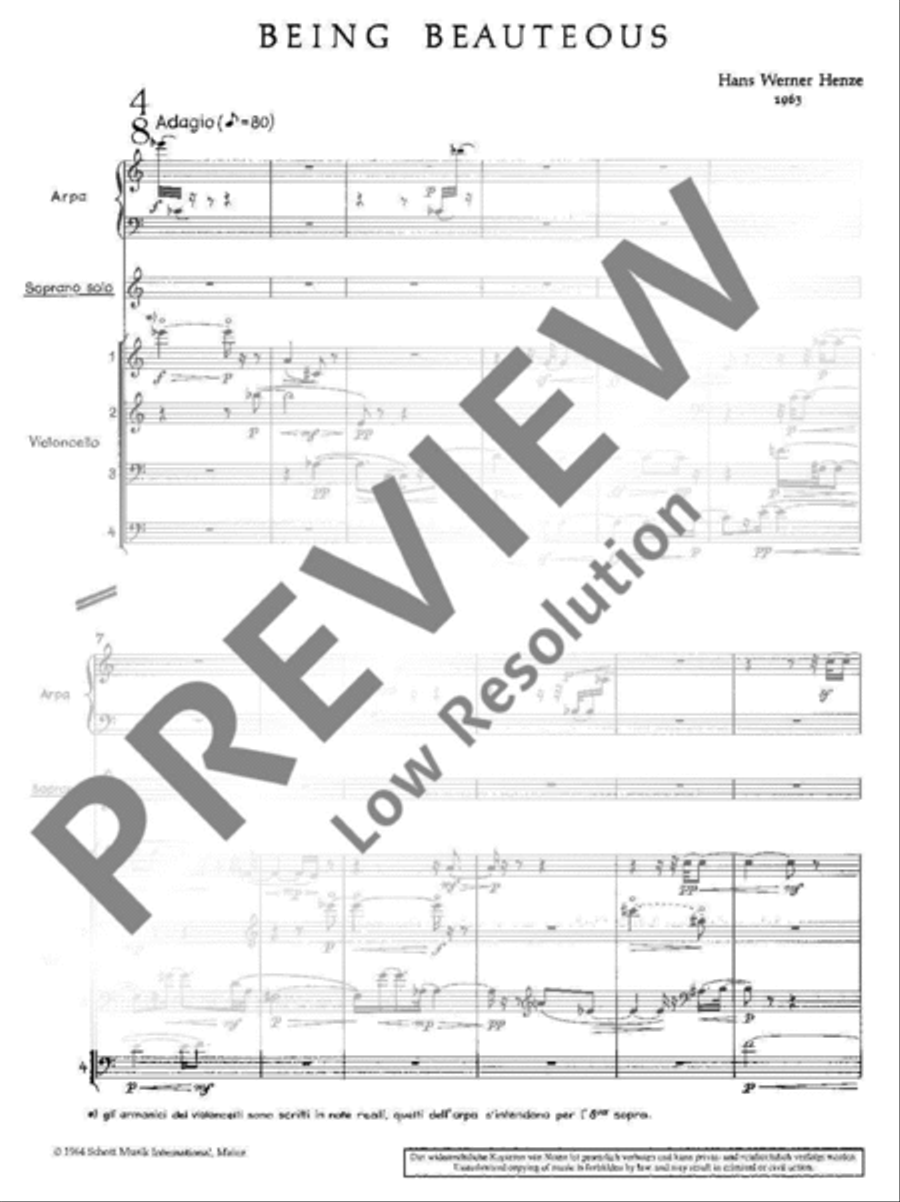 Moderne Orchester-Studien für Violine Orchestra scores gallery preview page 8