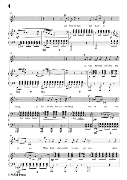 Schubert-Der Hirt auf dem Felsen,Op.129,in G Major,for Voice&Piano image number null