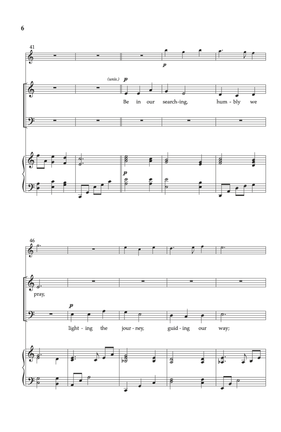 Be in Our Gathering 3-Part scores gallery preview page 5