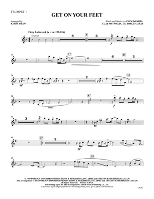 Get On Your Feet: 1st B-flat Trumpet