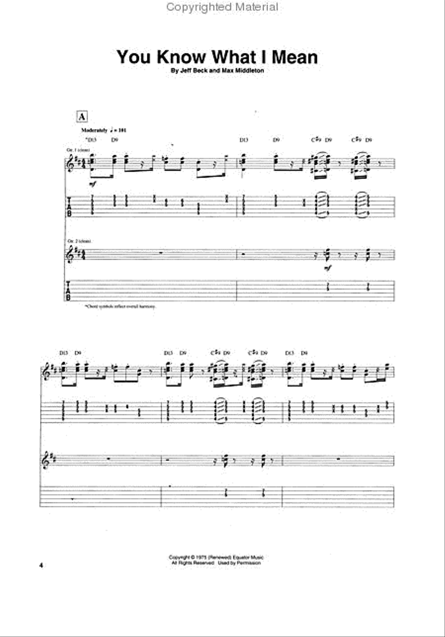 Jeff Beck – Blow by Blow Jeff Beck – Blow by Blow Electric Guitar scores gallery preview page 2