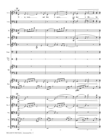 The Light In The Piazza - Full Score