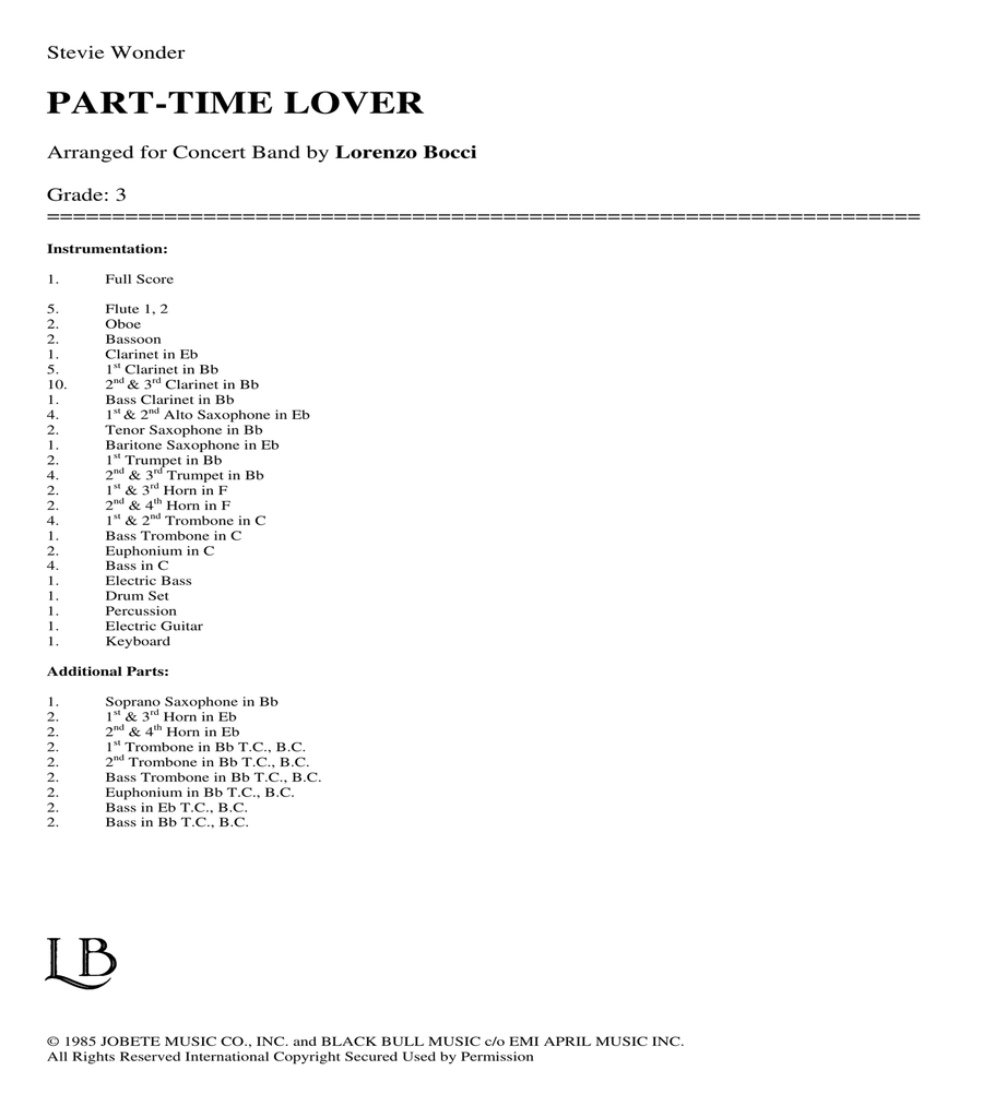 Part-Time Lover image number null