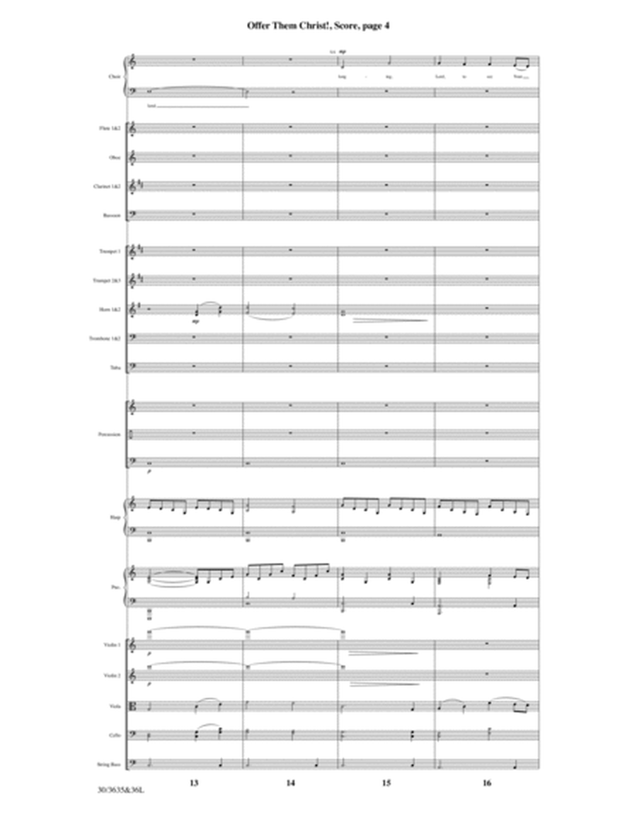 Offer Them Christ! - Orchestral Score and Parts