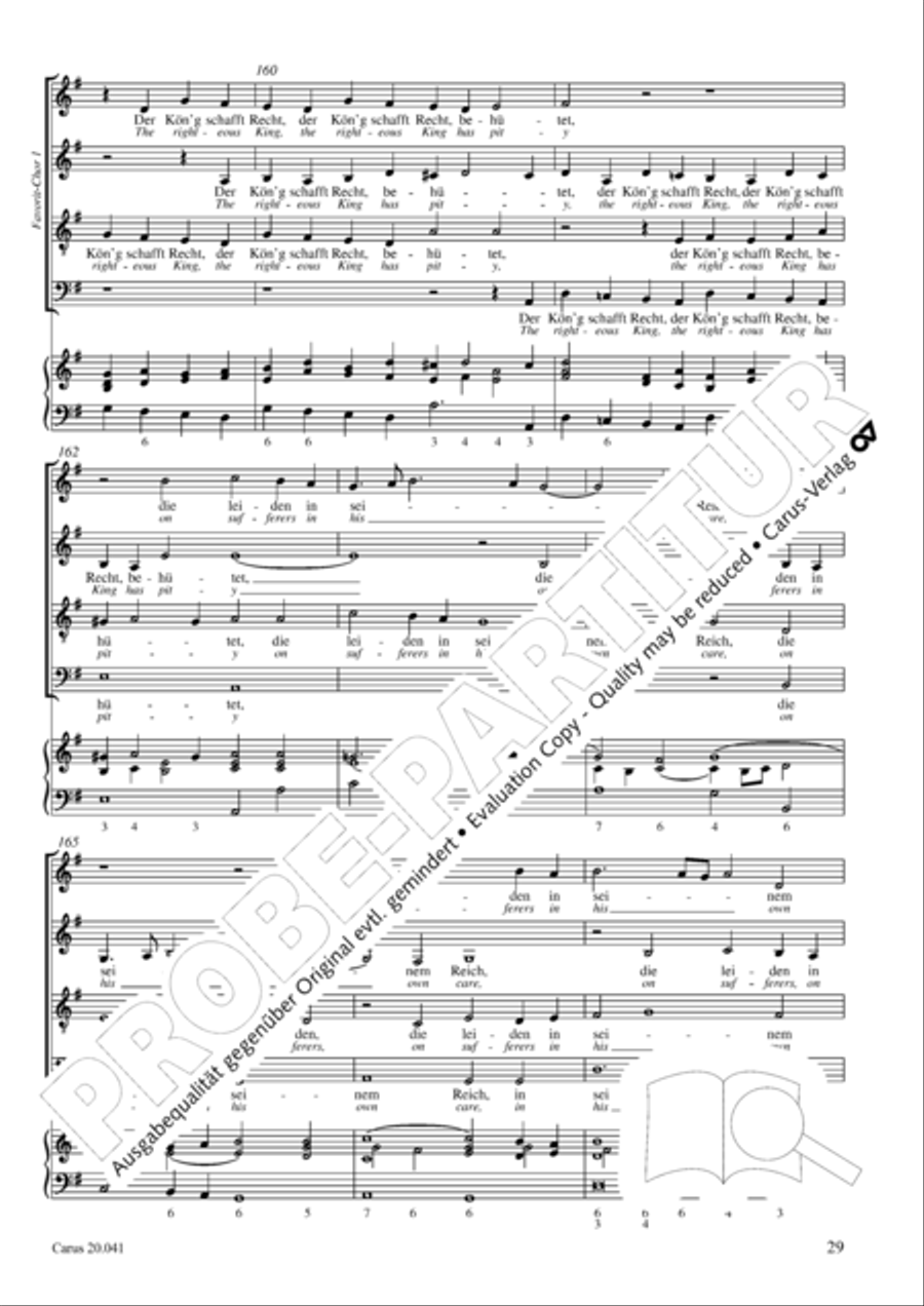 My soul, now bless thy Maker (Nun lob, mein Seel, den Herren) 4-Part scores gallery preview page 30