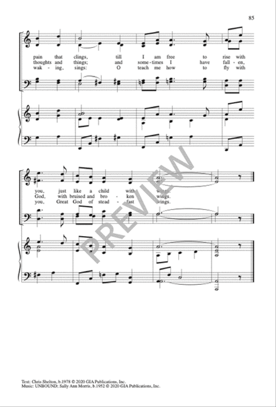 Sing No Empty Alleluias Sacred scores gallery preview page 77