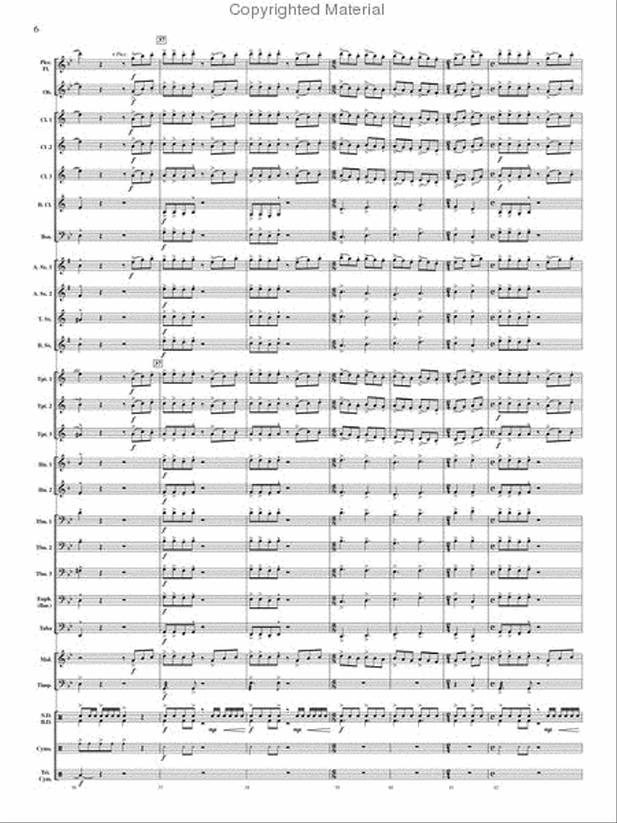 Ouverture Internationale Concert Band scores gallery preview page 7