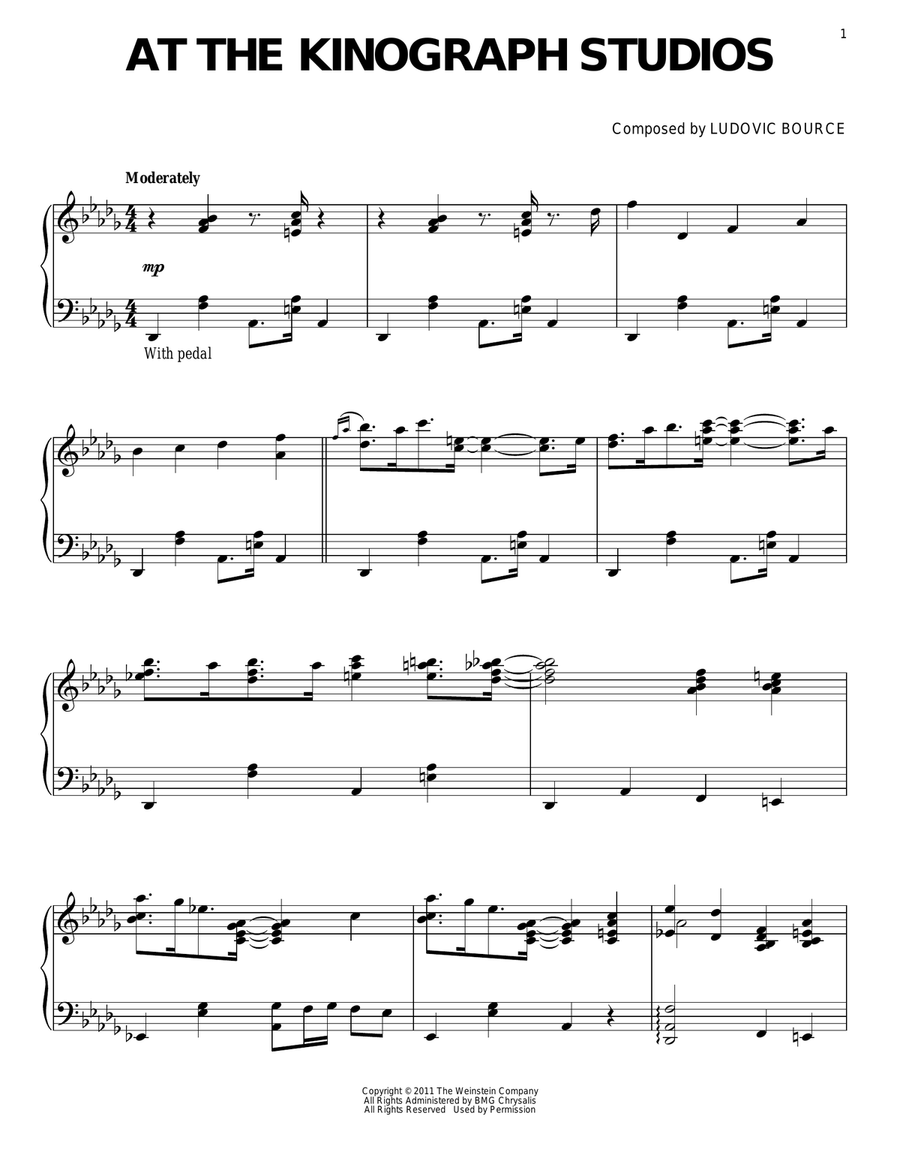 At The Kinograph Studios Piano Method scores gallery preview page 1