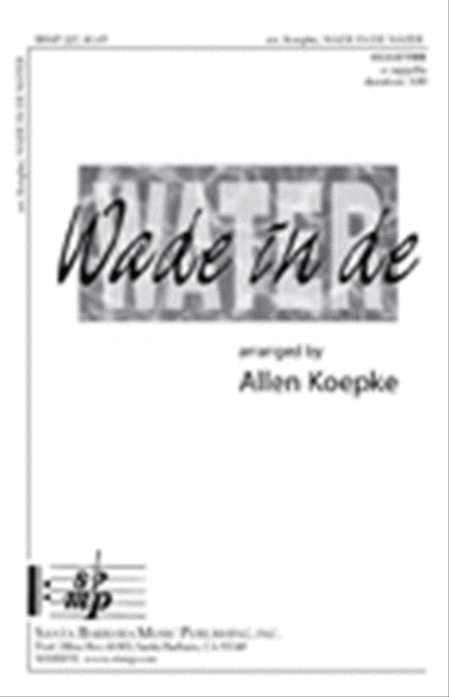 Wade in de Water - SATB divisi Octavo Divisi scores gallery preview page 1