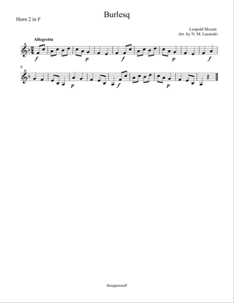 Burlesq Horn Solo scores gallery preview page 2