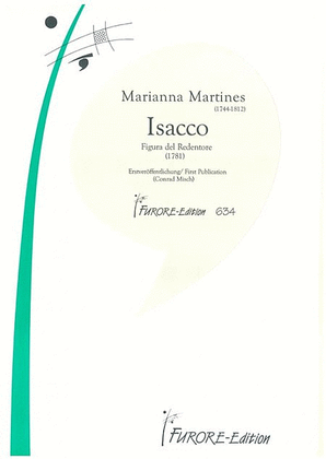 Book cover for Isacco - Figure del Redentore. Oratorio