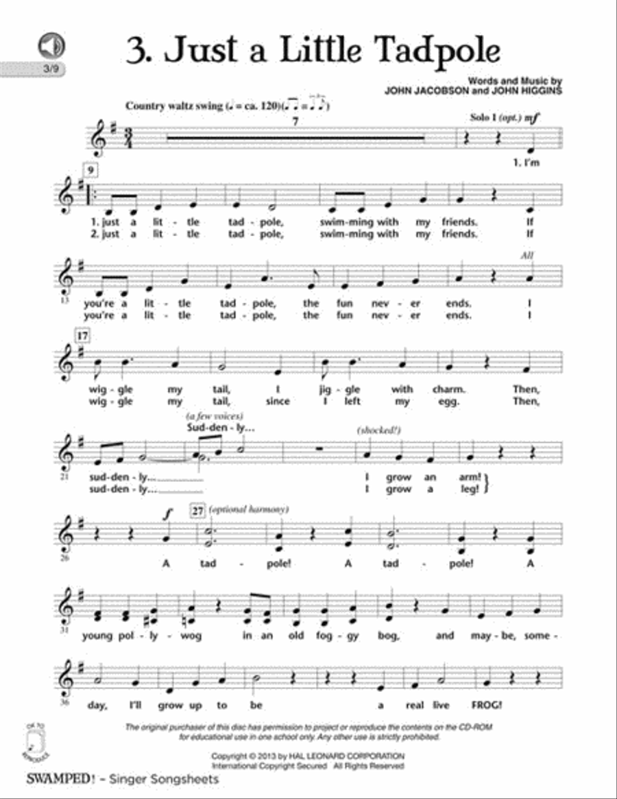 Swamped! Swamped! Choir scores gallery preview page 5