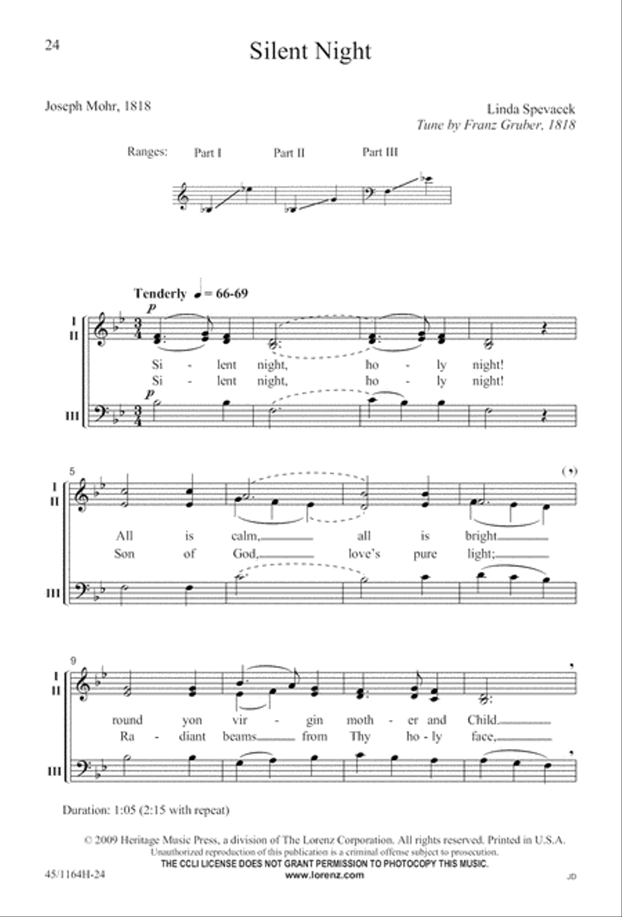 A-Caroling We Go! A-Caroling We Go! 3-Part scores gallery preview page 24