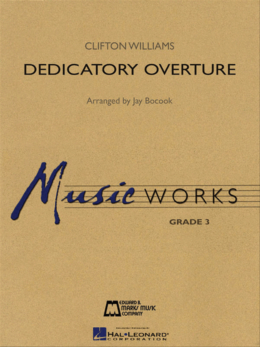 Dedicatory Overture Concert Band scores gallery preview page 1