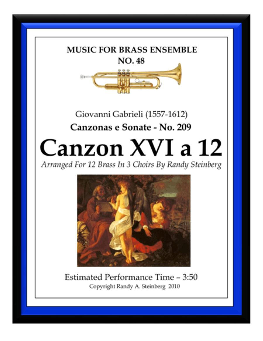 Canzon XVI a 12 - No. 209 Brass Ensemble scores gallery preview page 1