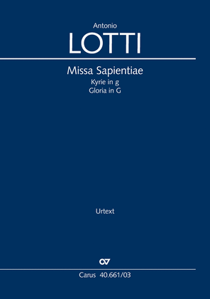 Book cover for Missa Sapientiae