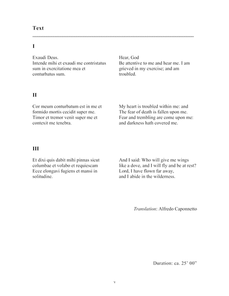 Exaudi - Cantata for Orchestra and Choir (score) image number null