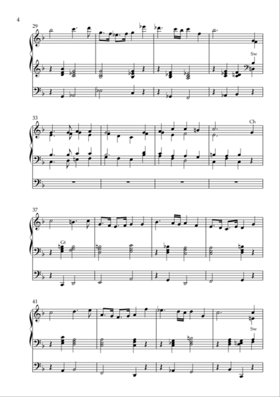 Nun danket alle Gott Suite (Organ Solo) by Vidas Pinkevicius Organ Solo scores gallery preview page 4