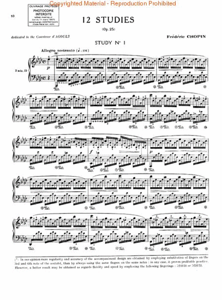12 Etudes, Op. 25