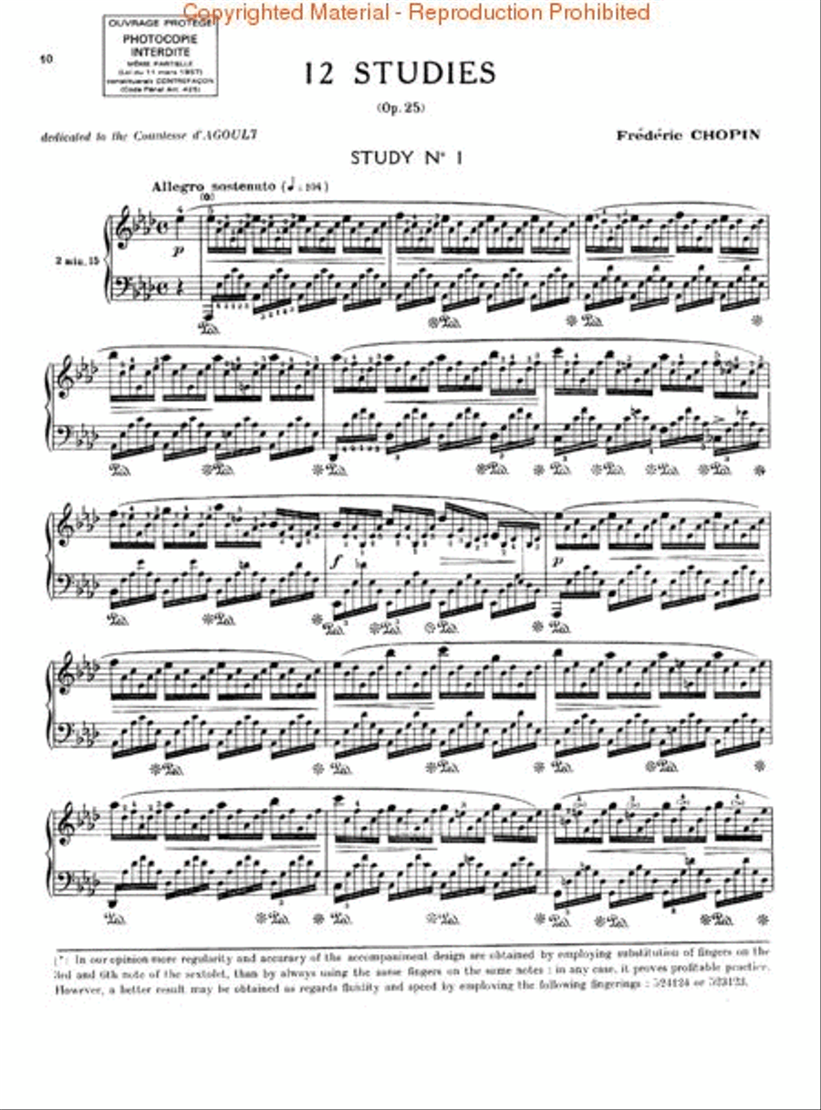 12 Études, Op. 25 12 Études, Op. 25 Piano Method scores gallery preview page 2