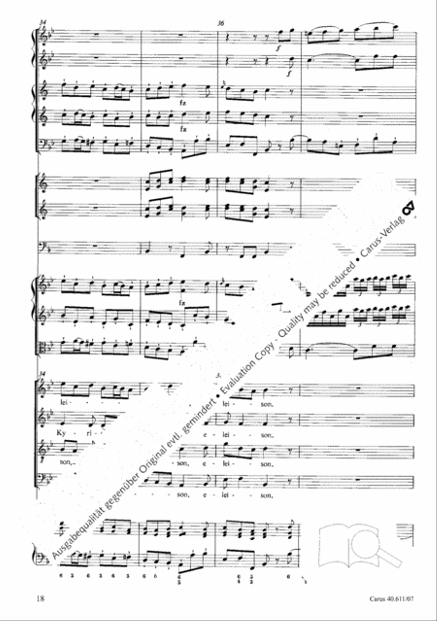 Missa solemnis in B Missa solemnis in B 4-Part scores gallery preview page 19