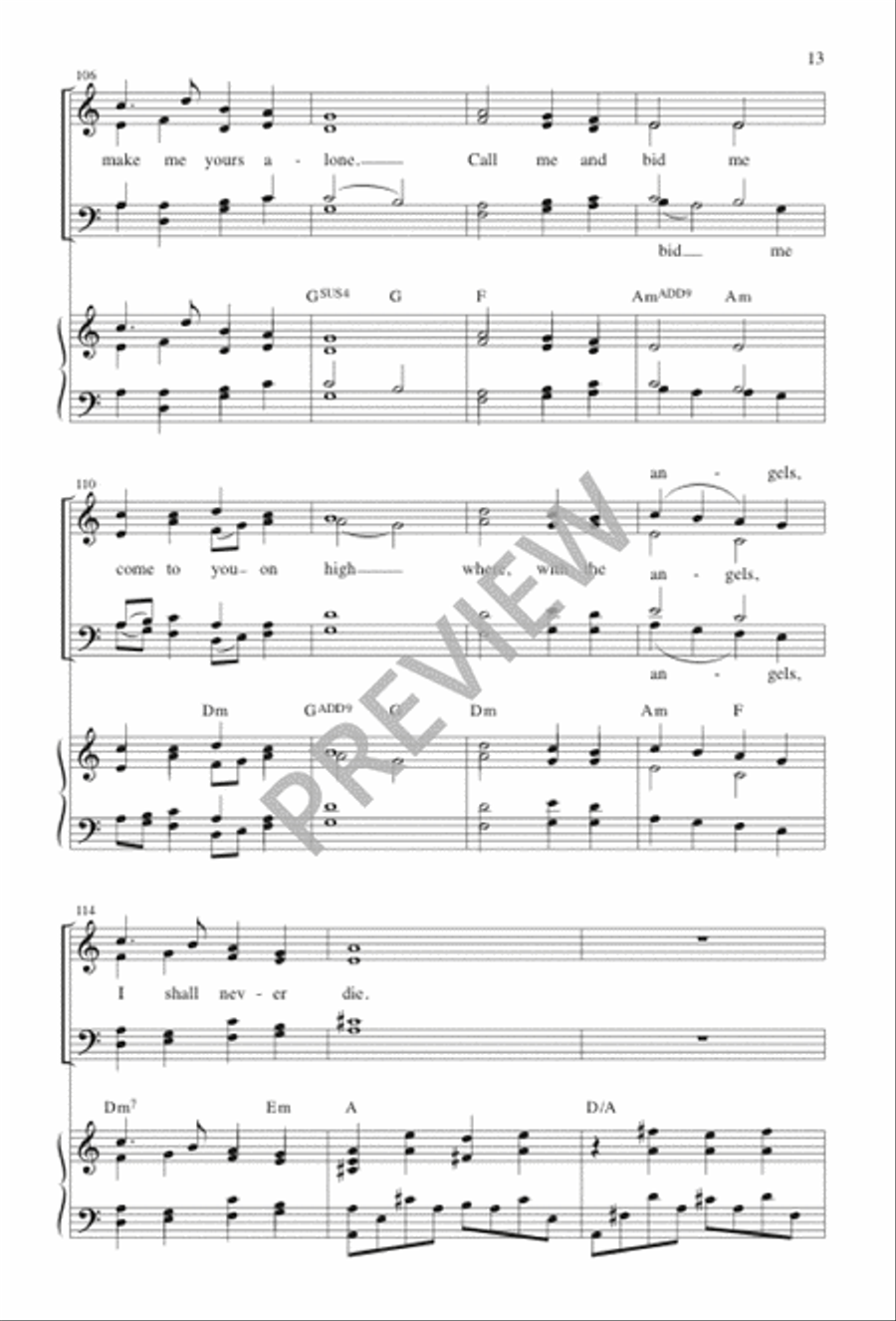 O Sacrament Most Holy O Sacrament Most Holy 4-Part scores gallery preview page 14