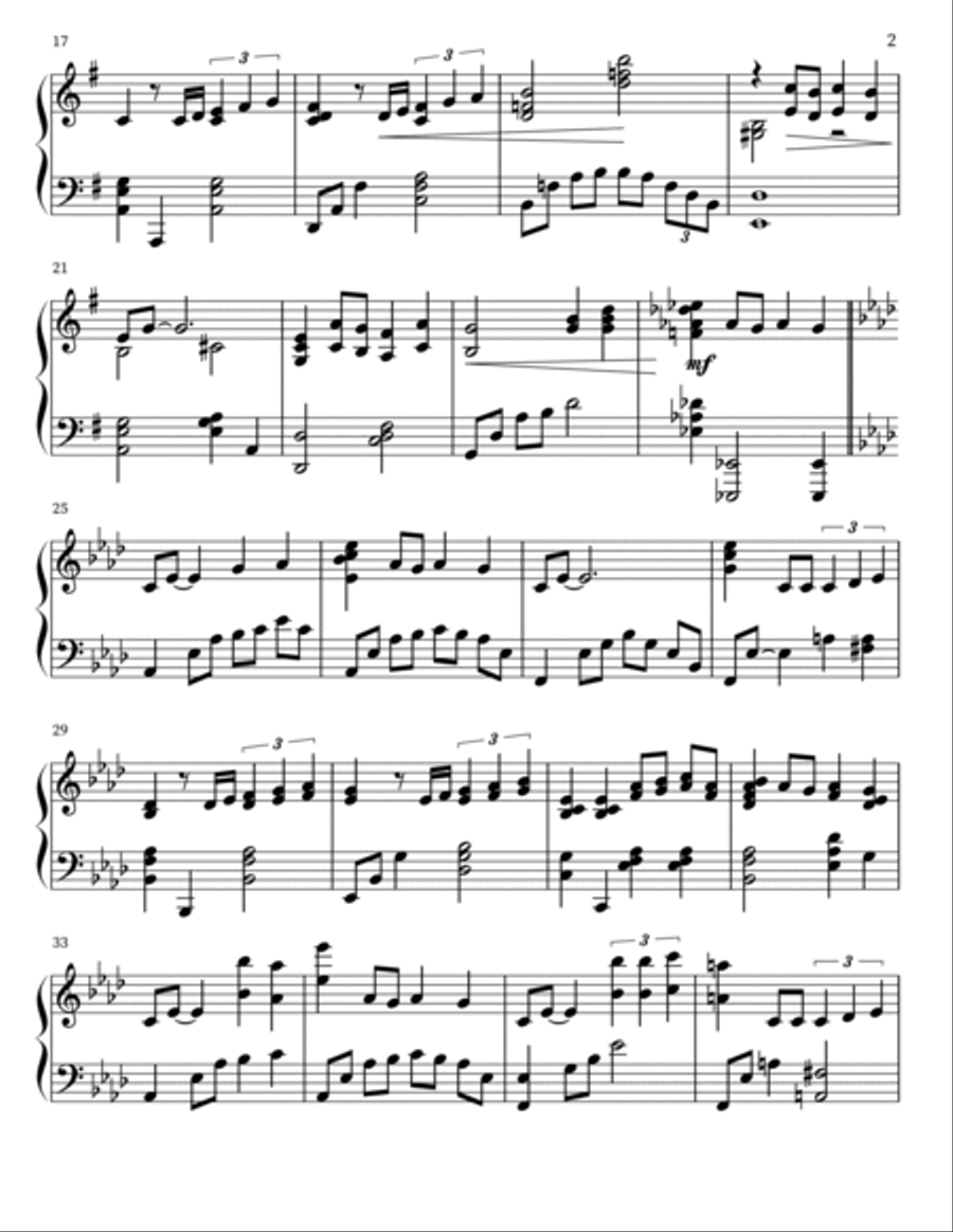 Happy Birthday, Jesus Happy Birthday, Jesus Piano Solo scores gallery preview page 2