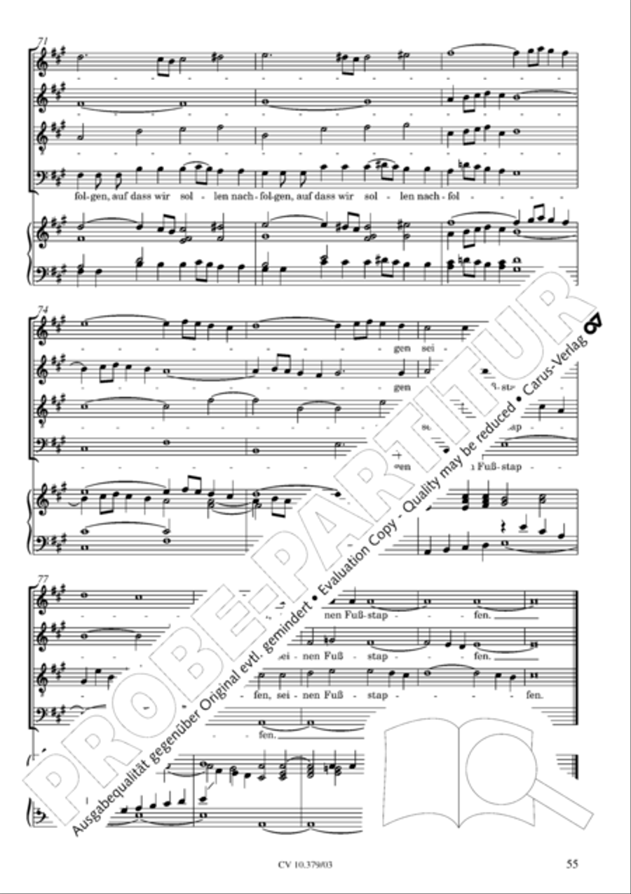 Der Tod Jesu 4-Part scores gallery preview page 56