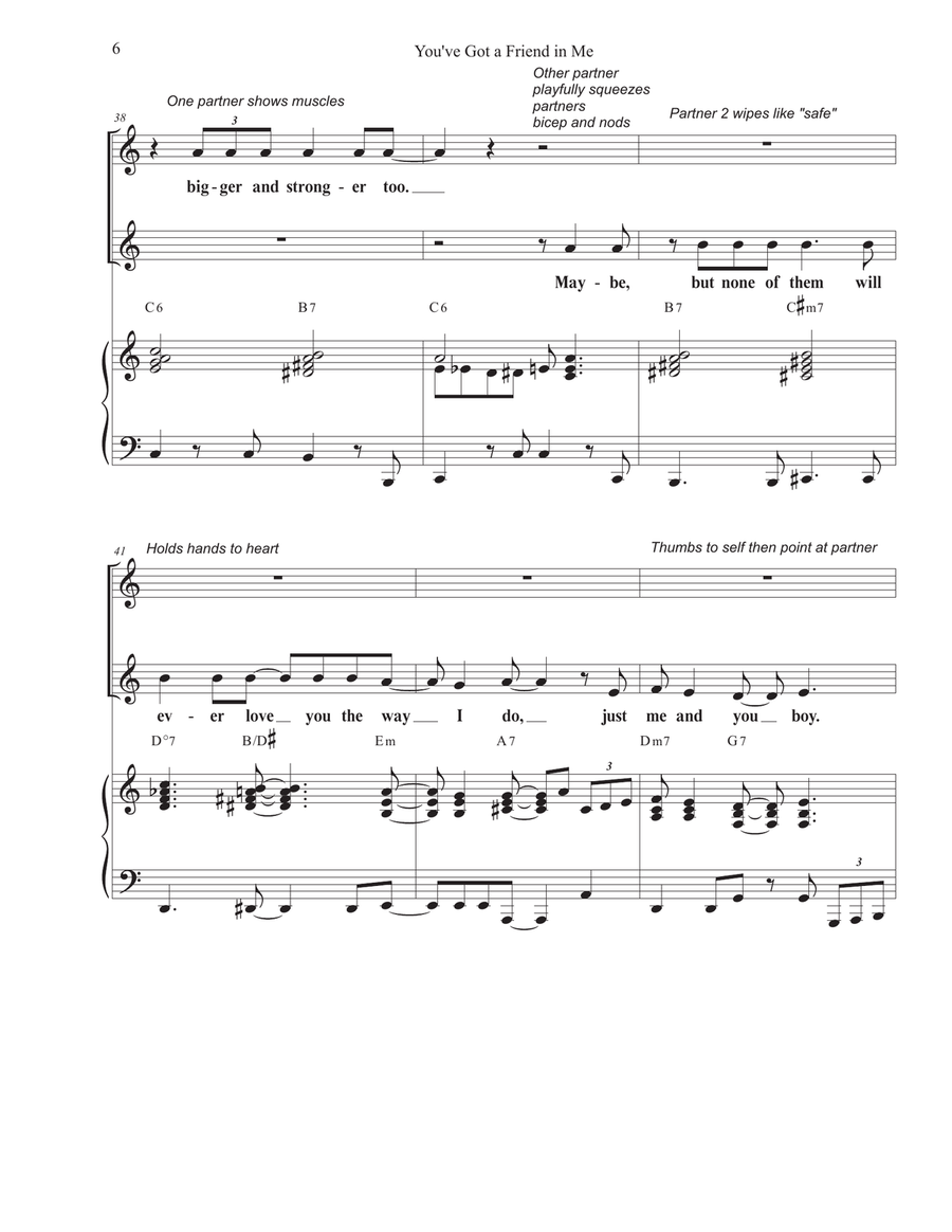 You've Got A Friend In Me 2-Part scores gallery preview page 6