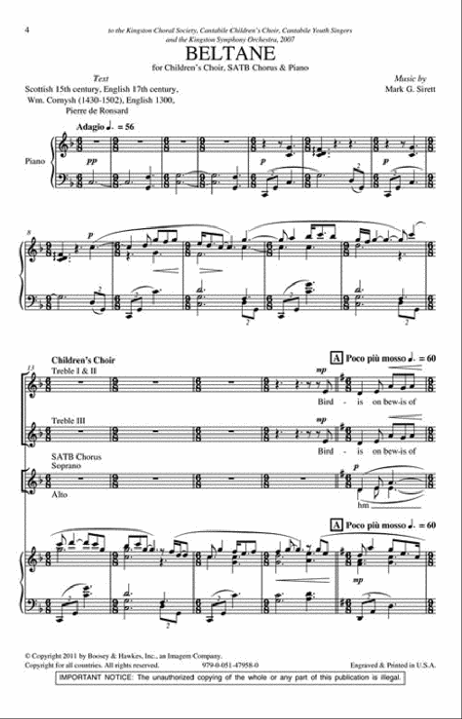 Beltane 4-Part scores gallery preview page 2