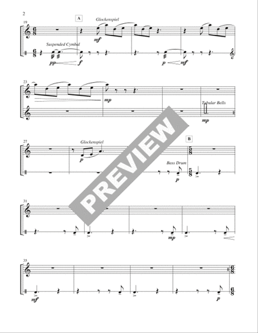 Drumsound Rises - Instrument edition Percussion scores gallery preview page 3