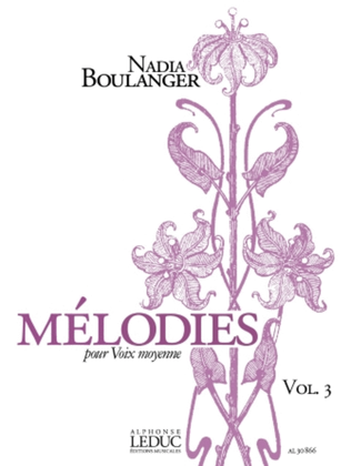 Book cover for Melodies, Vol. 3