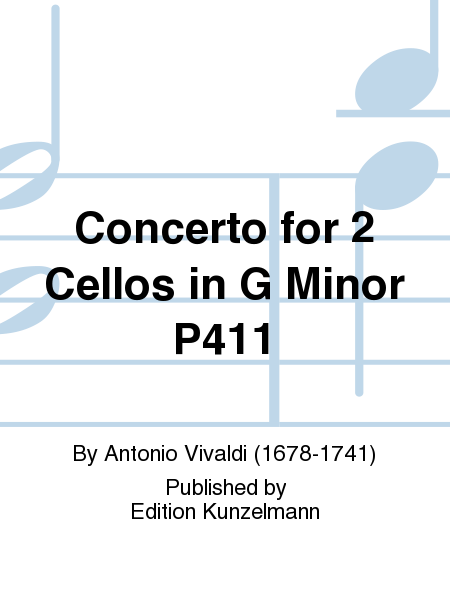 Concerto for 2 Cellos in G Minor P411
