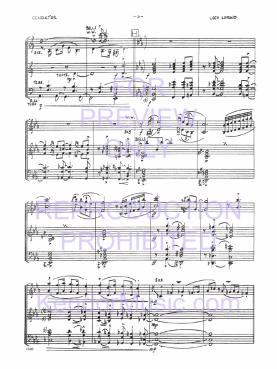 Loch Lomond (Score) Loch Lomond (Score) Jazz Ensemble scores gallery preview page 6