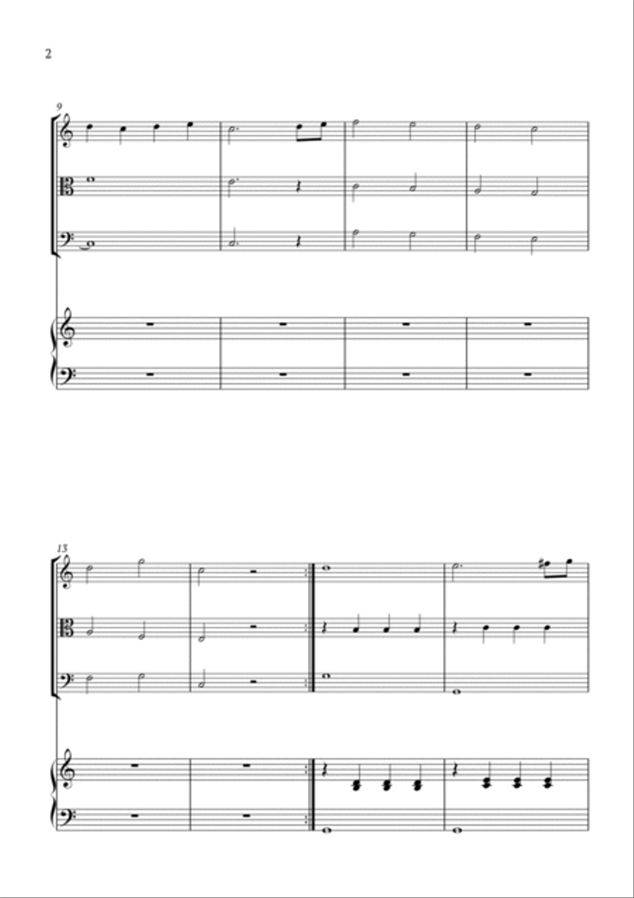 Piano Concerto No.27 Piano Quartet scores gallery preview page 2