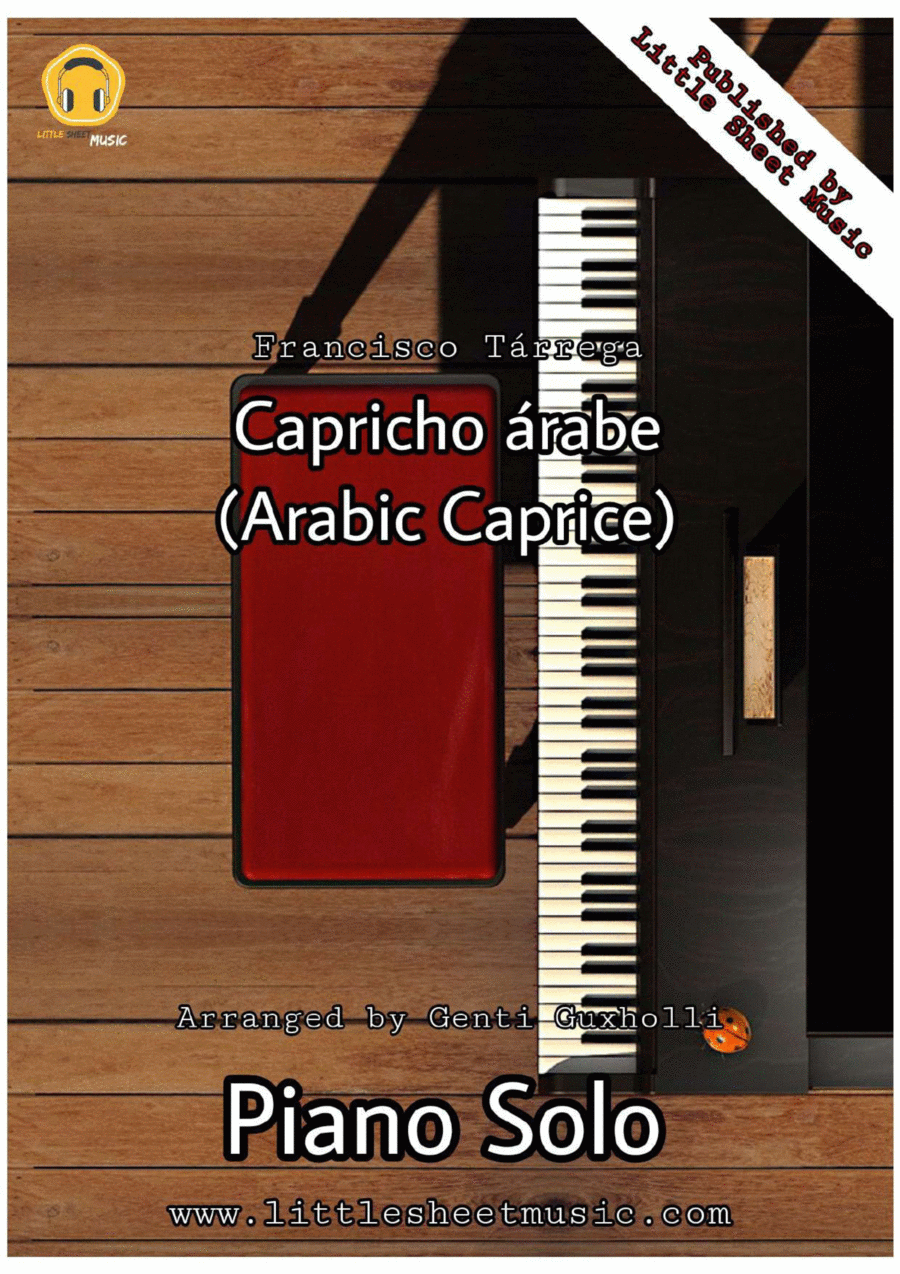 Capricho árabe (Arabic Caprice) Piano Solo scores gallery preview page 1