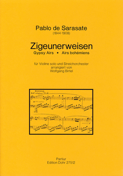 Zigeunerweisen für Violine und Streichorchester op. 20