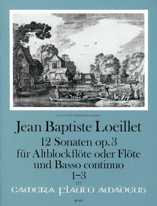 Book cover for 12 Sonatas op. 3