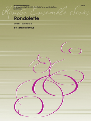 Book cover for Rondolette