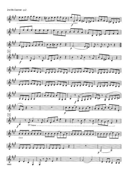 Eine Kleine Nachtmusik/Mvt. 1 Allegro - Clarinet 2