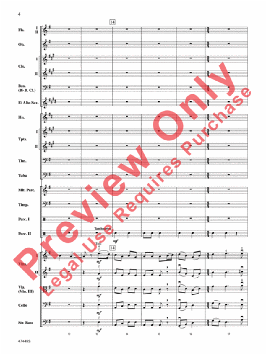 I'm Seventeen Come Sunday Full Orchestra scores gallery preview page 5