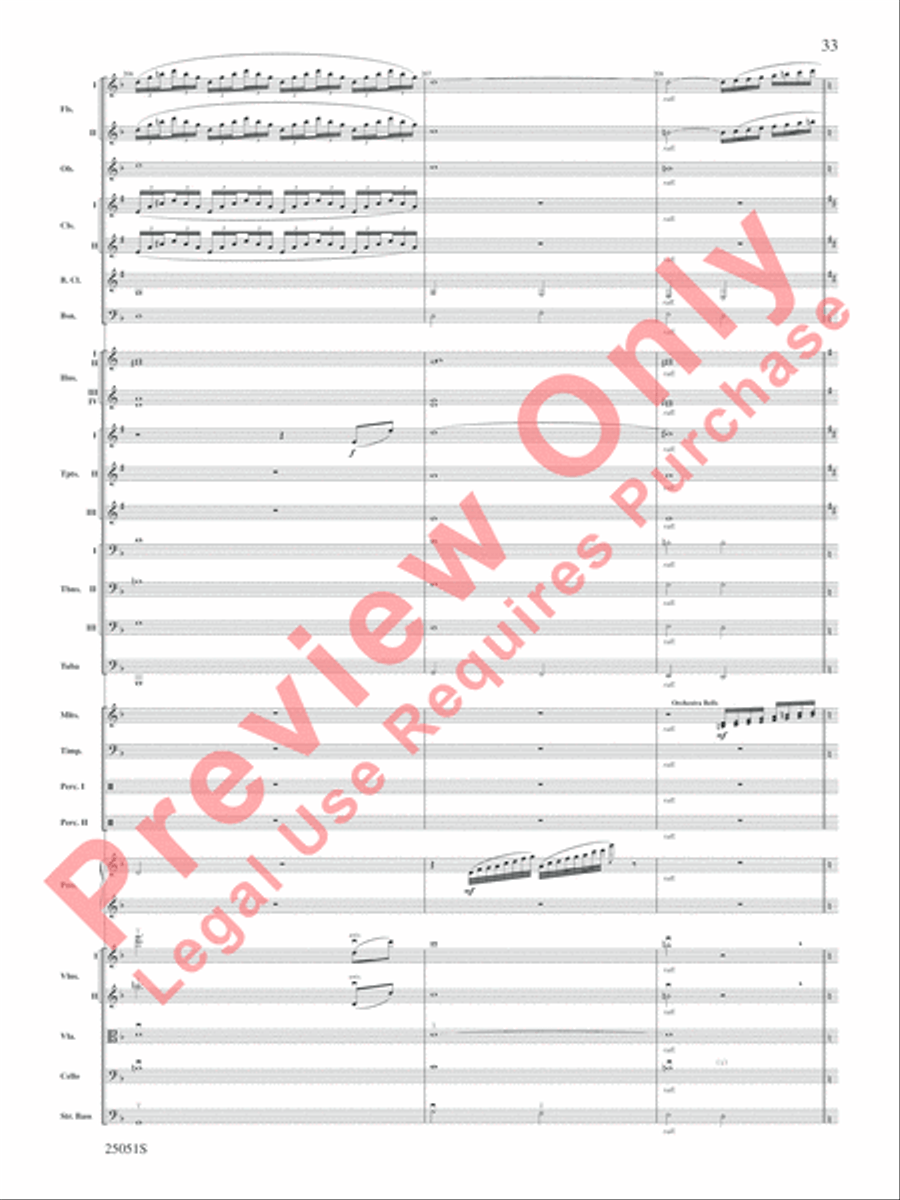 Harry Potter and the Goblet of Fire, Concert Suite from Full Orchestra scores gallery preview page 34
