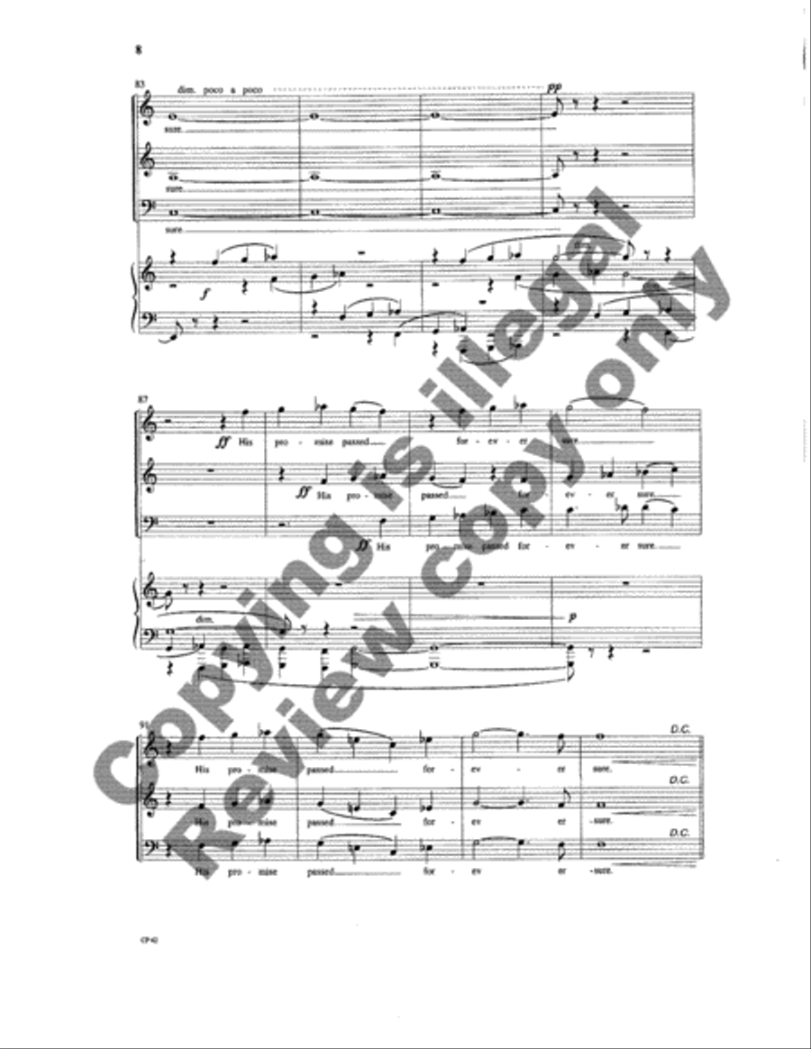 Celestial Flame 3-Part scores gallery preview page 8