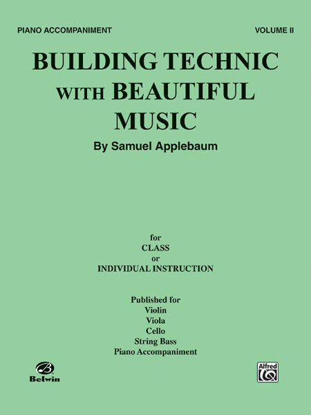 Building Technic with Beautiful Music - Volume II (Piano Accompaniment)