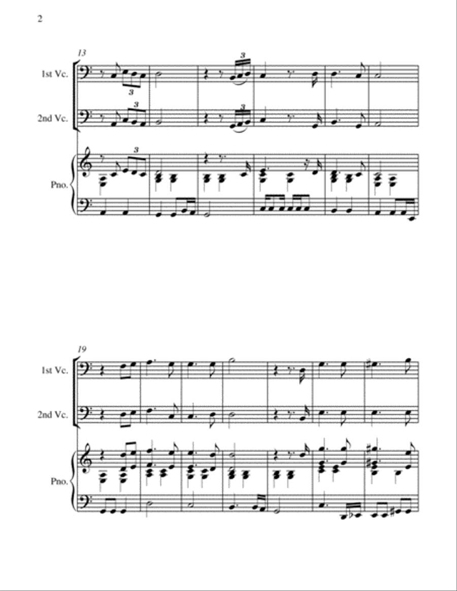 Christmas Time String Duet scores gallery preview page 6