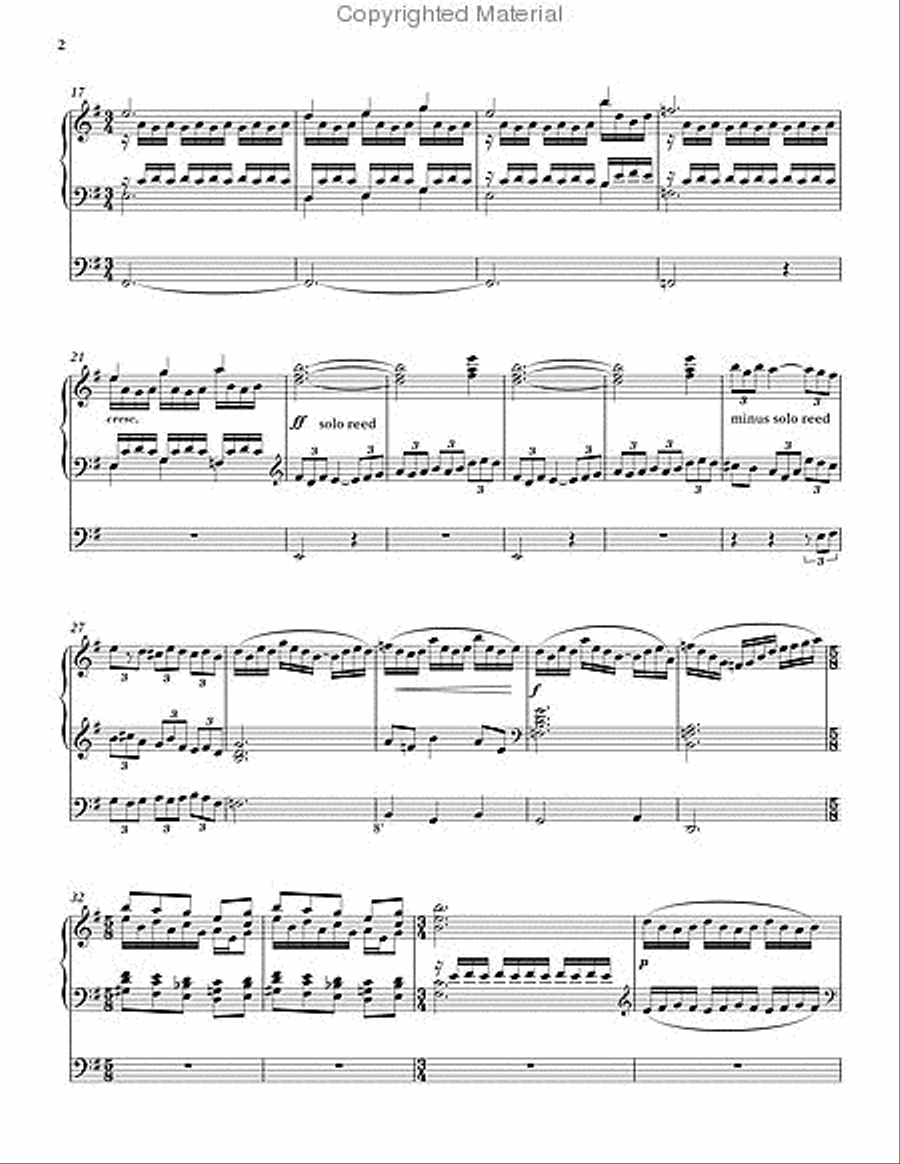 Ascend the Mountain (A Walk With Dr. King) Organ scores gallery preview page 2